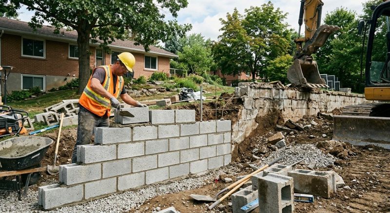 Block Wall Replacement in Worcester, MA