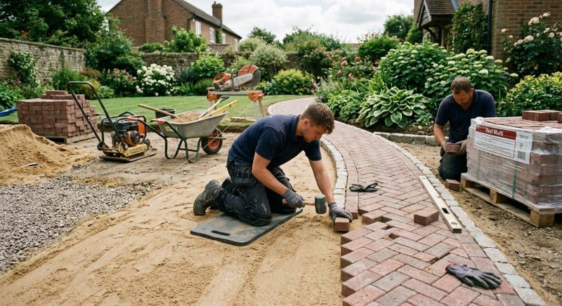 Brick Walkway Installation in Stamford, CT