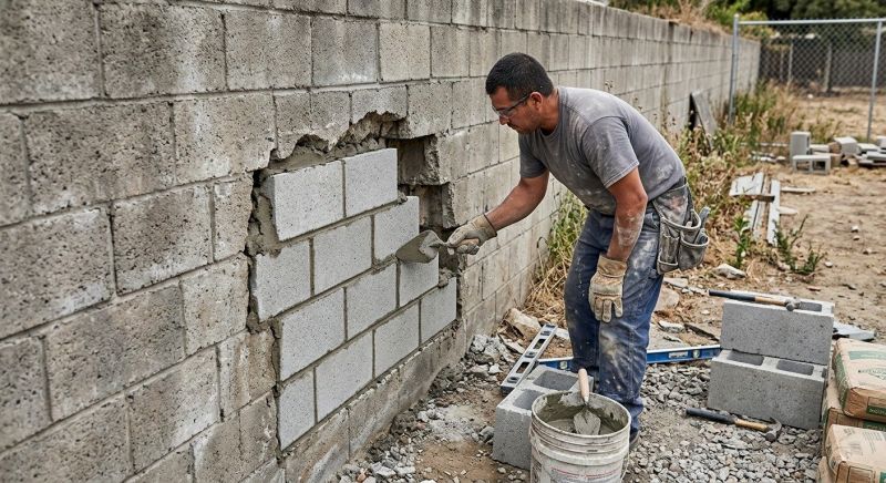 Block Wall Repair in Cleveland, OH