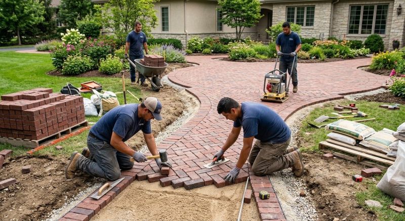 Brick Landscaping Service in Manchester, NH