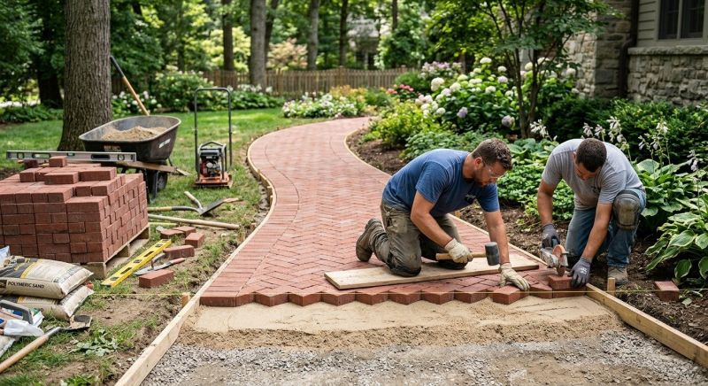 Brick Paving Installation in Norwalk, CT
