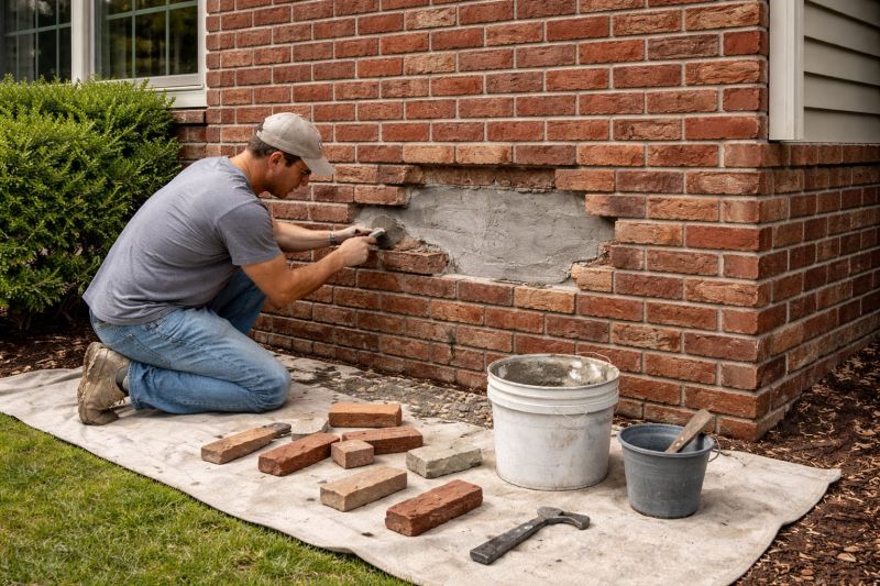 Brick Veneer Replacement in Santa Rosa, CA