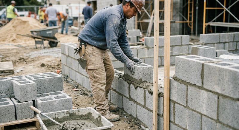 Concrete Blocks Installation in Worcester, MA