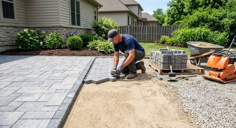 Garden Pavers Installation in Boston, MA
