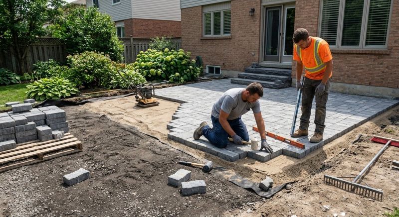 Paver Patio Construction in Boston, MA