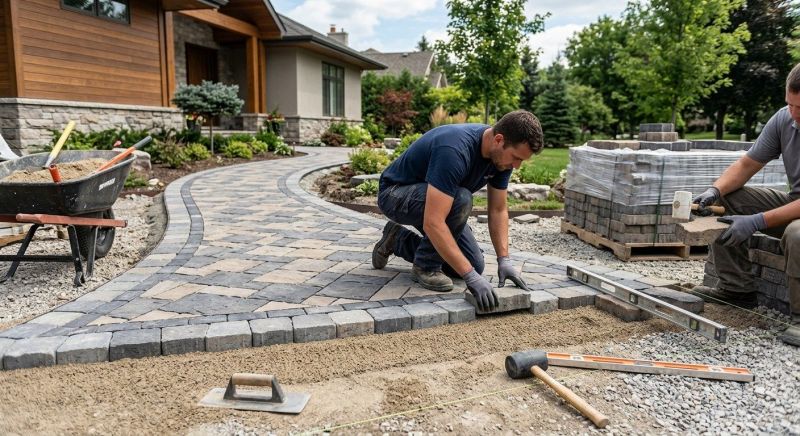 Paver Patio Installation in Boston, MA