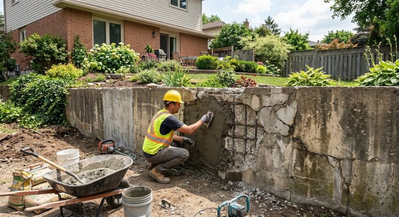Rock Wall Repair in Cleveland, OH