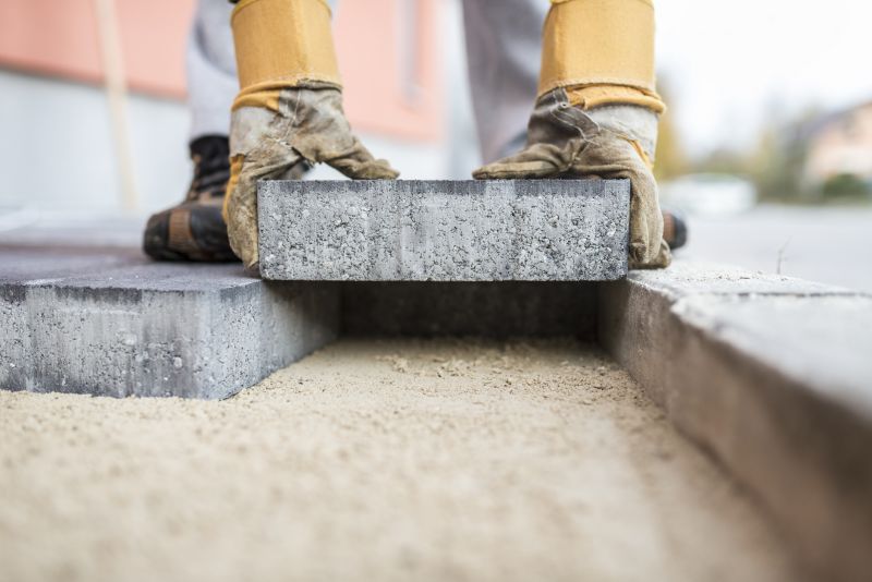 Sidewalk Pavers Installation in Boston, MA