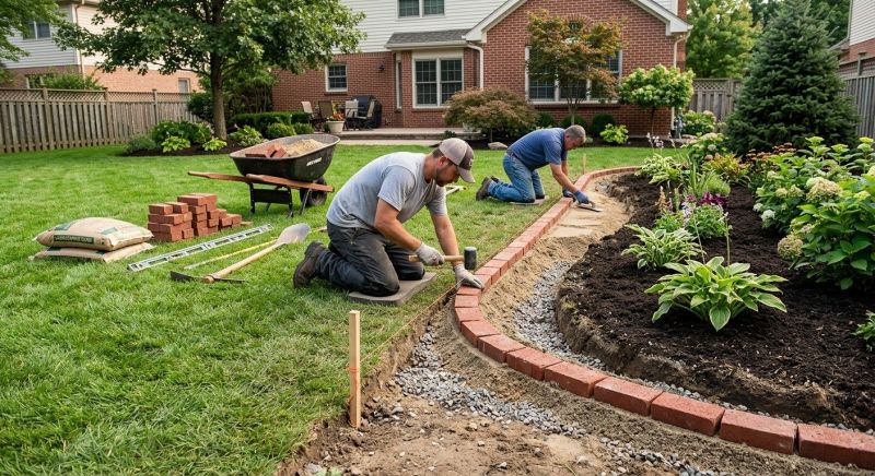 Stone Edging Installation in Norwalk, CT