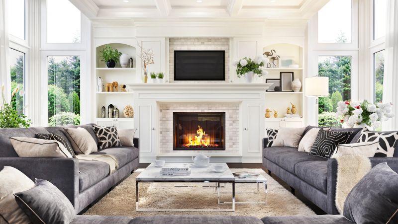 Stone Fireplace Makeover